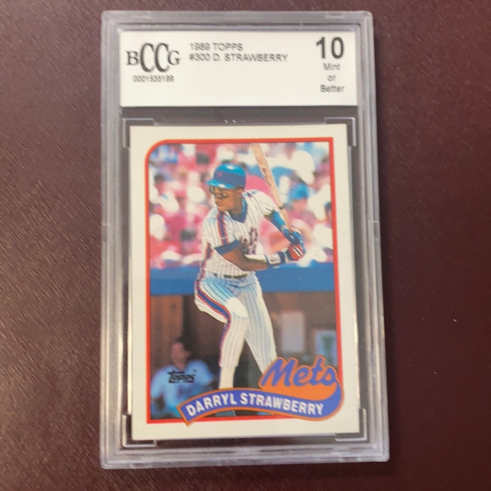 Darryl Strawberry 1989 Topps Mint 10 Graded baseball